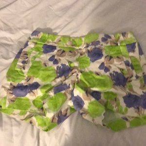 Jcrew factory stretch floral printed shorts